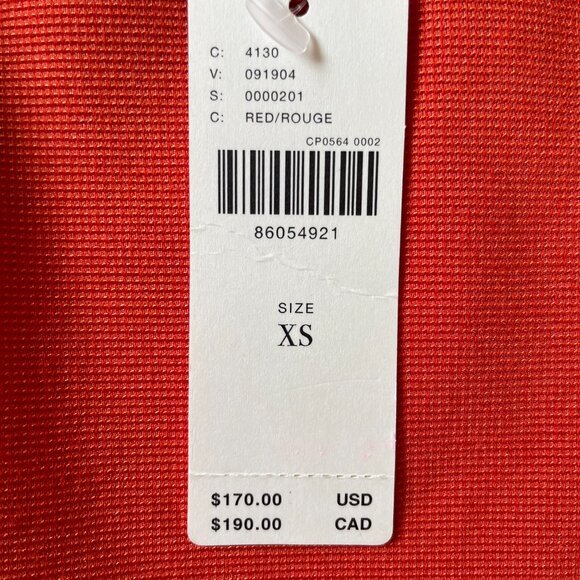 NWT Anthropologie Orange Mermaid Midi Dress XS - Picture 8 of 9